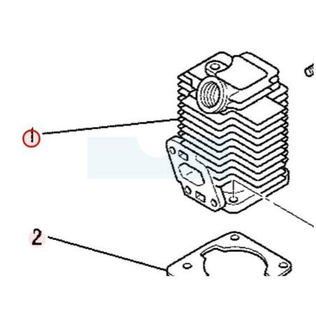 Cylindre pour moteur Mitsubishi (KC13019AA)
