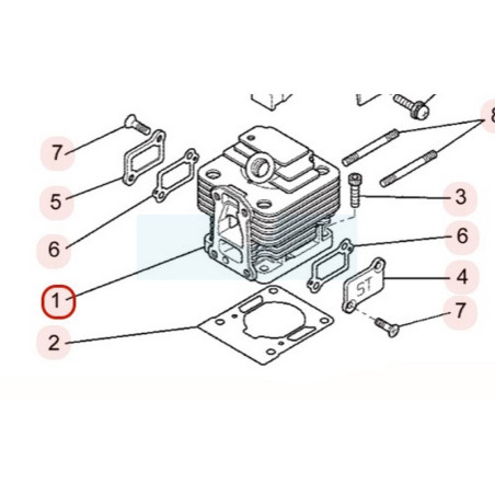 Cylindre pour moteur Mitsubishi (KC13023AB)