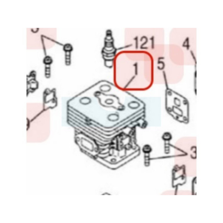 Cylindre pour moteur Zenoah (T155112110)