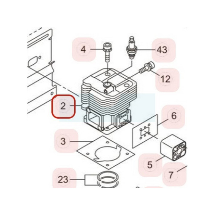 Cylindre pour souffleur Maruyama (275765)