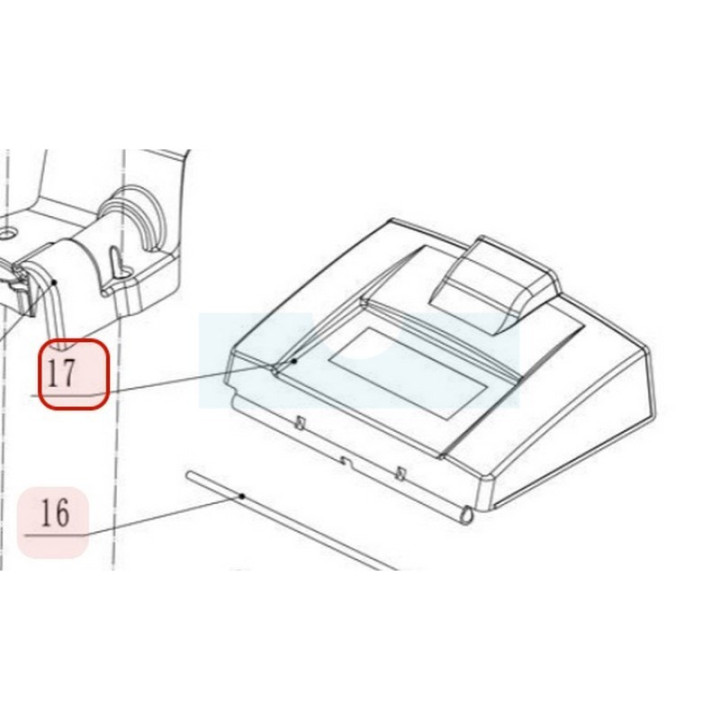 Déflecteur arrière pour tondeuse Weibang (5340113010)