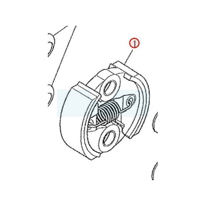 Embrayage pour moteur Mitsubishi (LT01058BA)