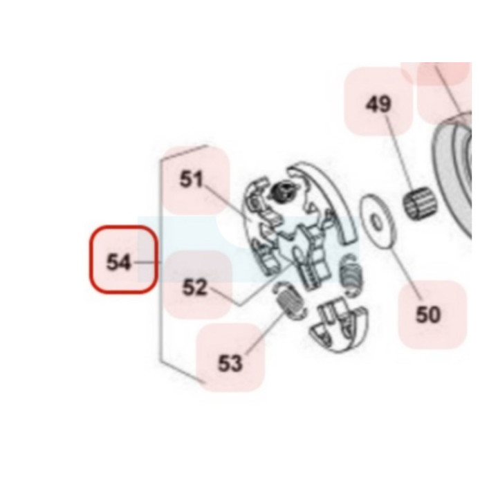 Embrayage pour tronçonneuse Maruyama (M036023)