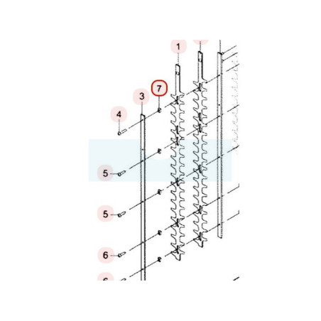 Entretoise de lame pour taille-haie Kaaz (11083406)