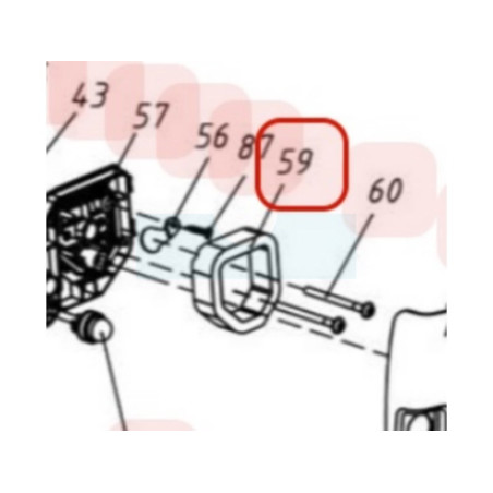 Filtre à air pour débroussailleuse Sarp (YP02090010003)