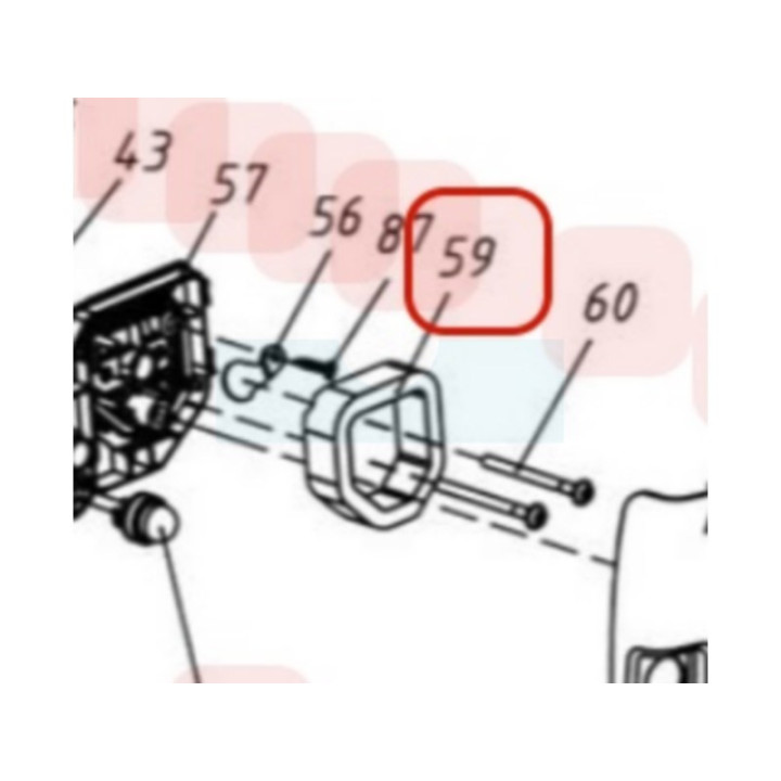 Filtre à air pour débroussailleuse Sarp (YP02090010003)