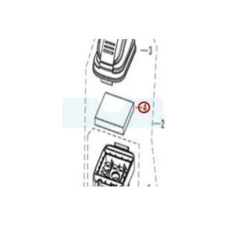 Filtre à air pour moteur Loncin (0001210019)