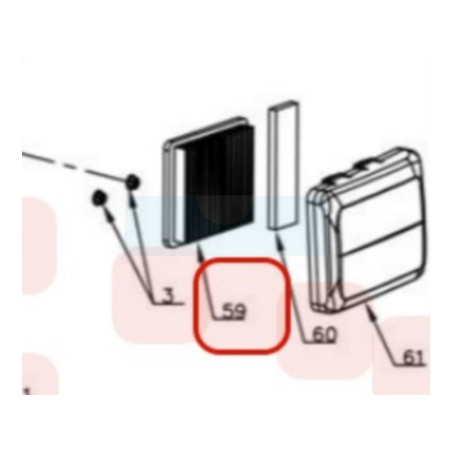 Filtre à air pour moteur Y139V Chinois (TY2880000000)