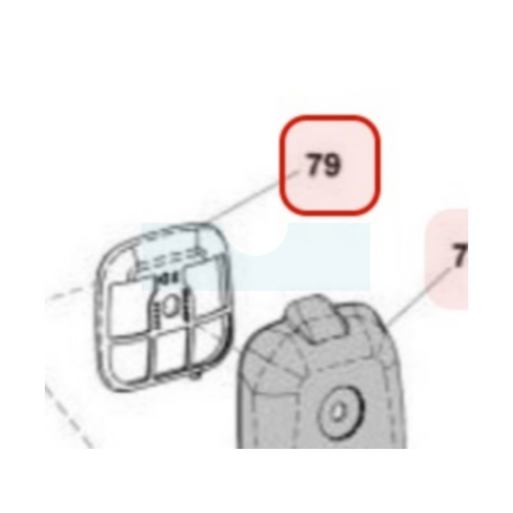 Filtre à air pour tronçonneuse Maruyama (M036041)