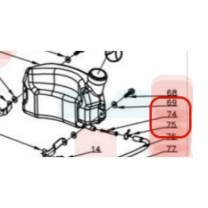 Filtre de réservoir pour moteur Y80V Chinois (TY28E0000000)