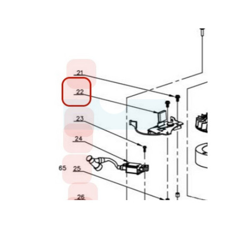 Frein moteur pour moteur Y139V Chinois (TY2710000100)