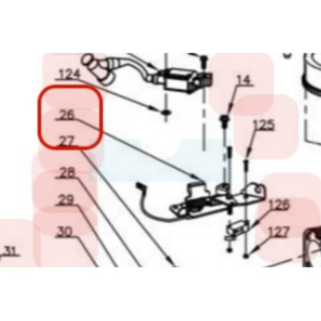 Frein moteur pour moteur Y173V Chinois (TY3711000000)