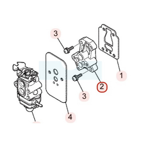 Isolant thermique pour moteur Mitsubishi (KK31031AA)