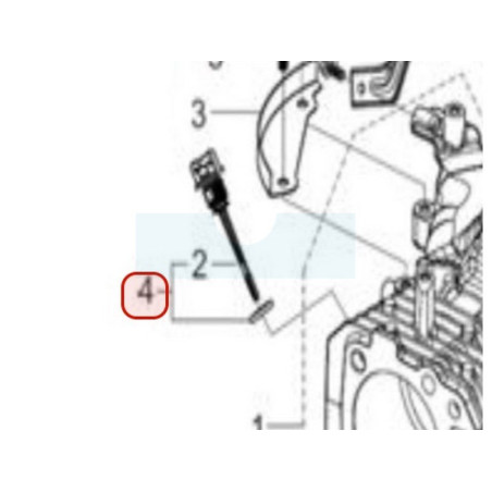 Jauge à huile pour moteur Loncin (0001210039)