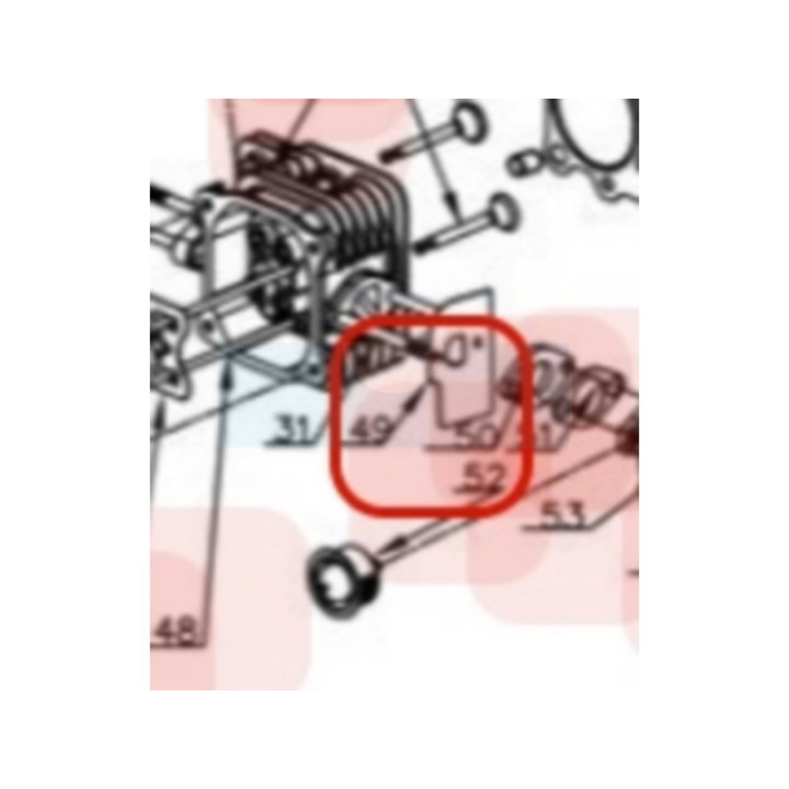 Joint d'admission pour moteur Y80V Chinois (TY1810000000)