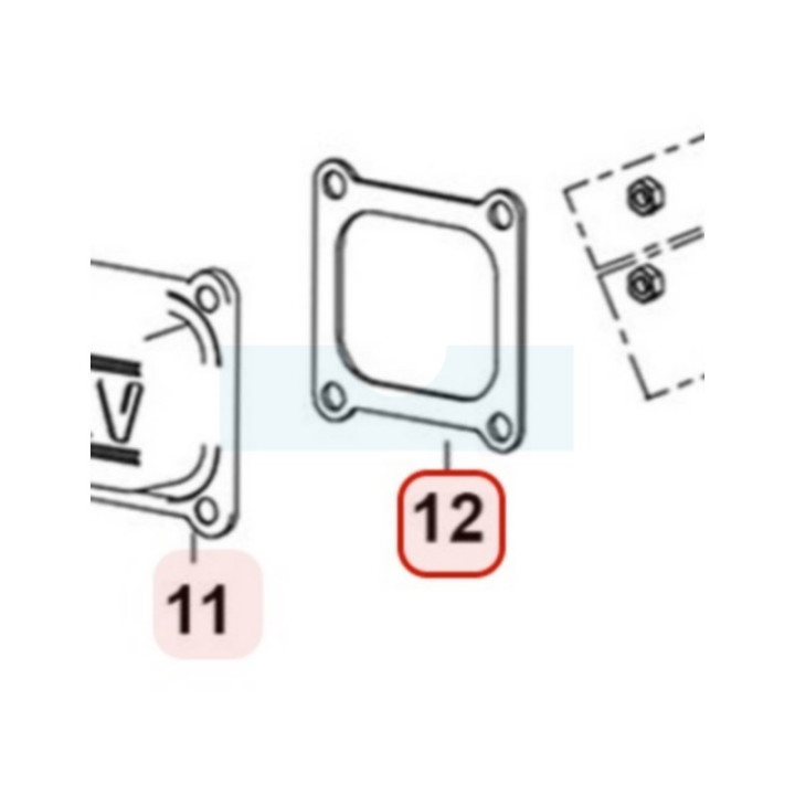 Joint de cache culbuteur pour moteur Loncin (1202500450001)