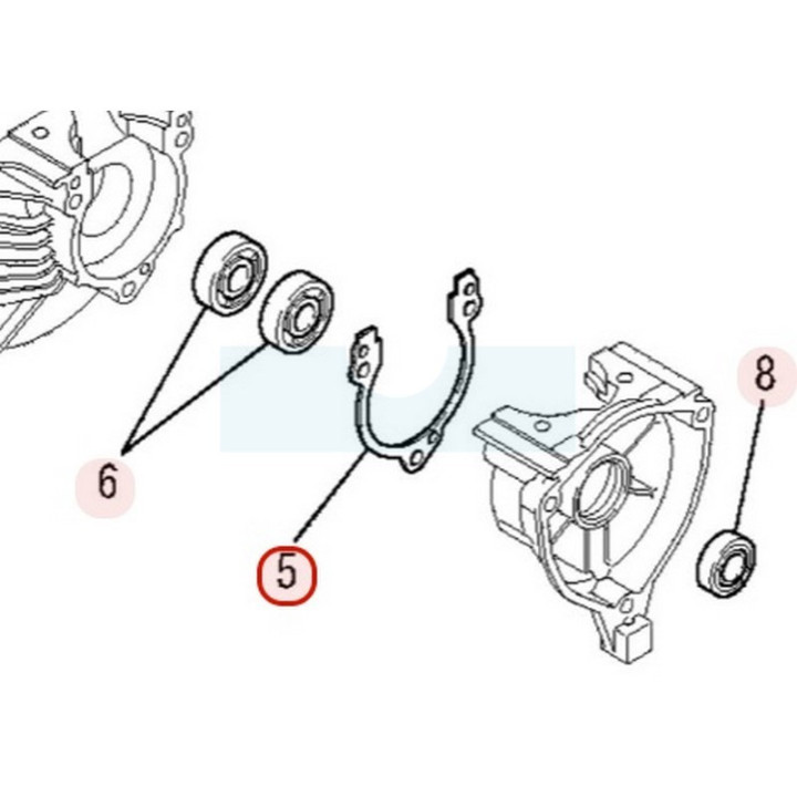 Joint de carter moteur pour moteur Mitsubishi (KW31022AA)
