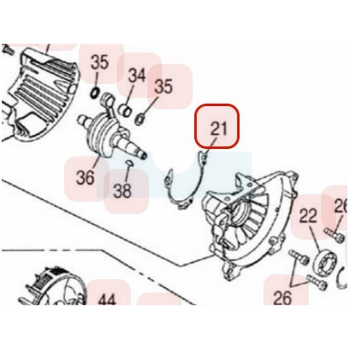 Joint de carter pour moteur Zenoah (T155121141)