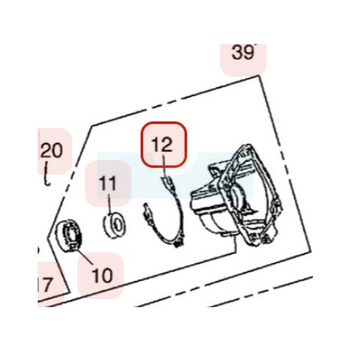 Joint de carter pour moteur Zenoah (TT9071301)