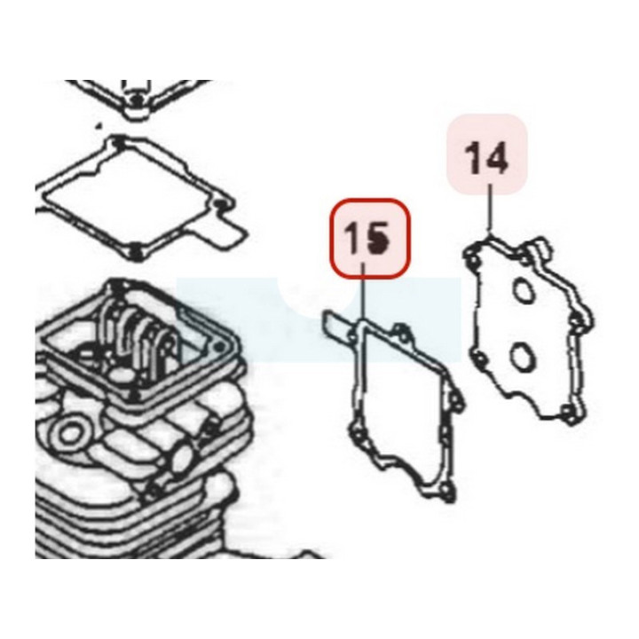 Joint de couvercle de came pour moteur Robin / Subaru (5931501700)