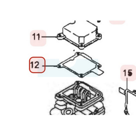 Joint de couvercle de culasse pour moteur Robin / Subaru (5931501600)