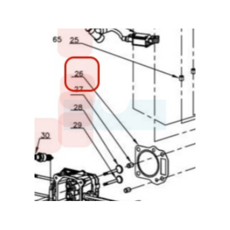 Joint de culasse pour moteur Y139V Chinois (TY2120000000)