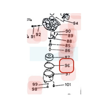 Joint de cuve de carburateur pour moteur Zenoah (140081320)