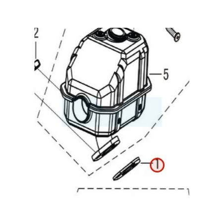 Joint d'échappement pour moteur Loncin (0001180004)