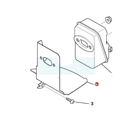Joint d'échappement pour moteur Mitsubishi (KM70086AB)