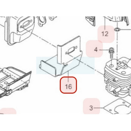 Joint d'échappement pour taille haie Maruyama (275561)
