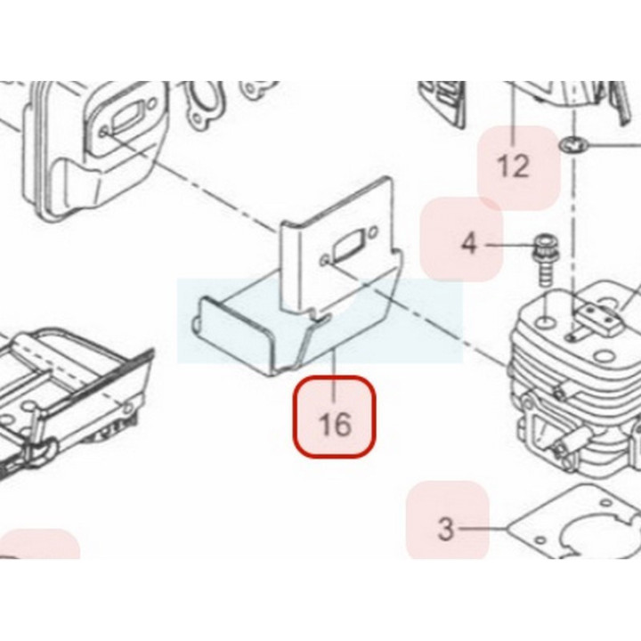 Joint d'échappement pour taille haie Maruyama (275561)