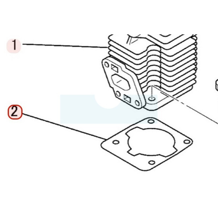Joint d'embase pour moteur Mitsubishi (KW32023AA)