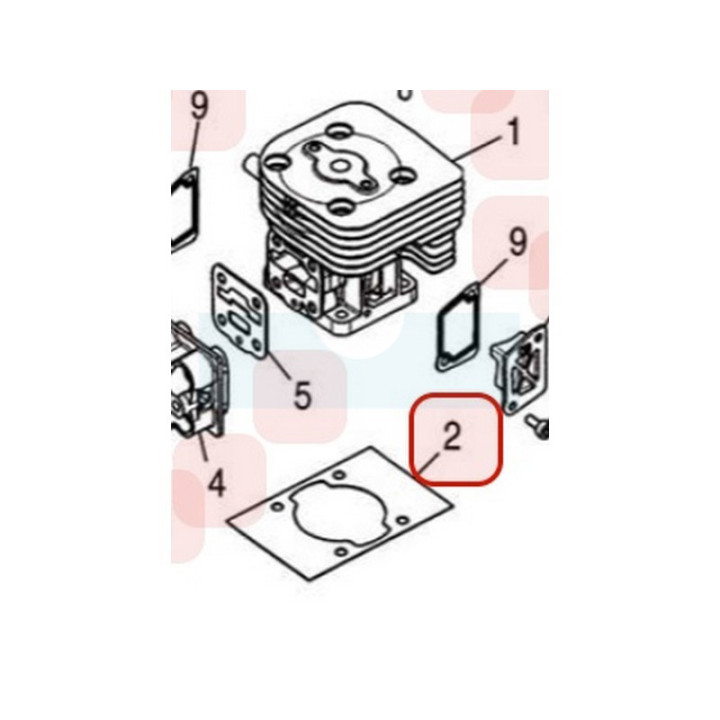 Joint d'embase pour moteur Zenoah (T159012210)