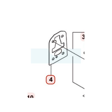 Joint d'isolant thermique pour moteur Kawasaki (110612246)