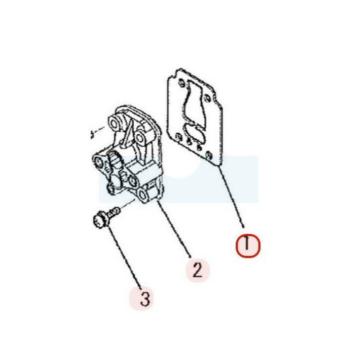 Joint d'isolant thermique pour moteur Mitsubishi (LW34088AA)