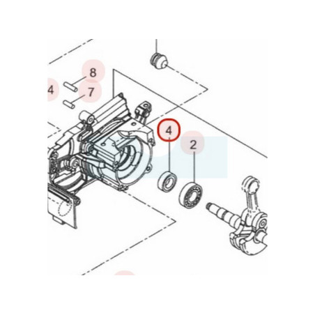 Joint spi (coté chaîne) pour tronçonneuse Maruyama (285865)