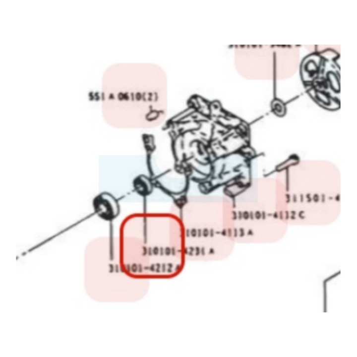 Joint spi de vilebrequin pour moteur Kawasaki (920492074)