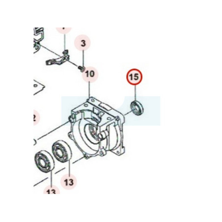 Joint spi de vilebrequin pour moteur Kawasaki (920492267)