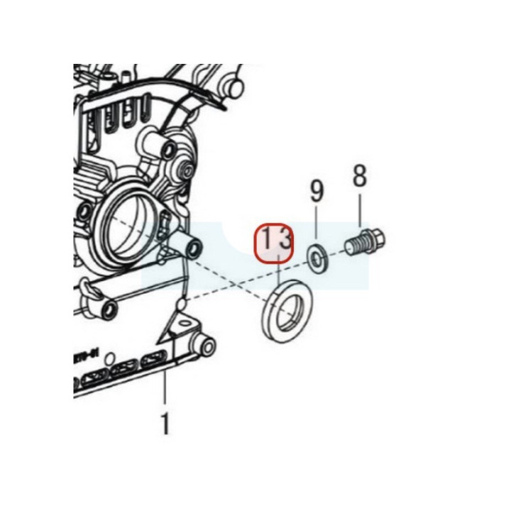 Joint spi de vilebrequin pour moteur Loncin (0001180005)
