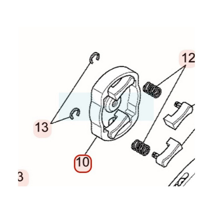 Kit cliquet de lanceur pour moteur Mitsubishi (KS03014AA)