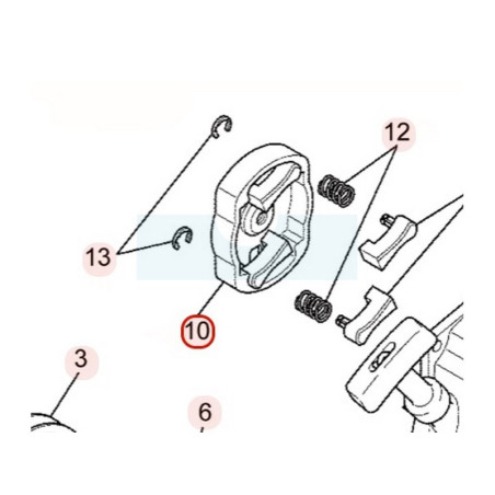 Kit cliquet de lanceur pour moteur Mitsubishi (KS03015AA)