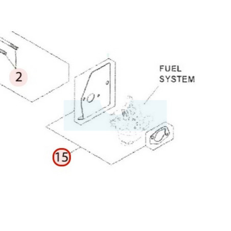 Kit joint de carburateur pour moteur Kohler (1404105S)