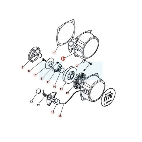 Lanceur pour moteur Mitsubishi (FR66823)