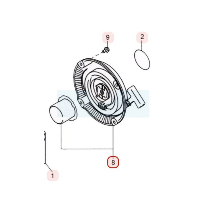 Lanceur pour moteur Robin / Subaru (20A5020130)