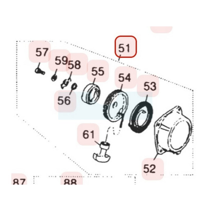 Lanceur pour moteur Zenoah (186175101)