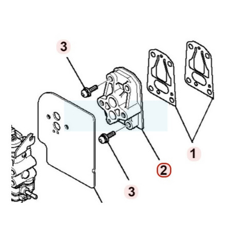 Manchon d'admission rigide pour moteur Mitsubishi (KK31045AA)