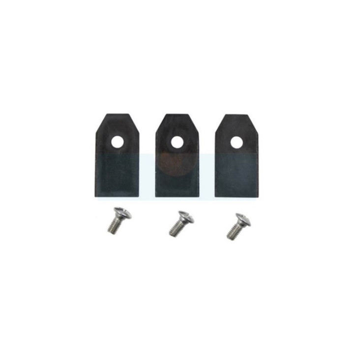 Jeu de 3 lames pour tondeuse robot Husqvarna (4cm) (535138702)