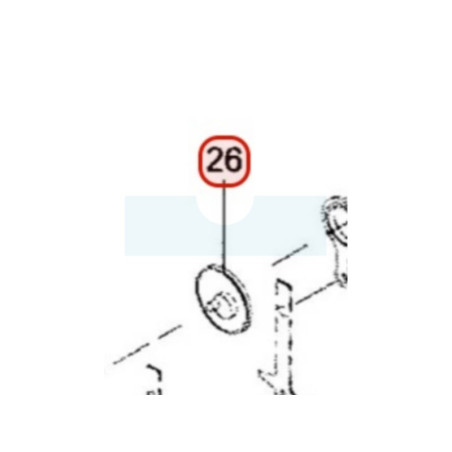 Pignon de transmission pour taille-haie Kaaz (78004256)