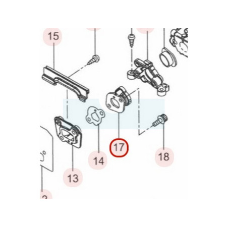 Pipe d'admission pour tronçonneuse Maruyama (285935)
