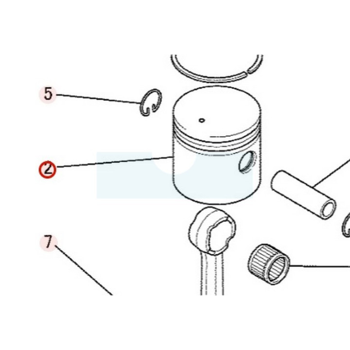 Piston pour moteur Mitsubishi (KP13011AA)